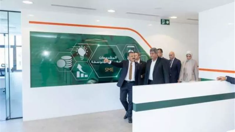 افتتاح فرع البنك الأهلي المصري بمدينة المنصورة الجديدة