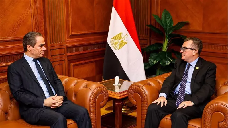 «وزير التخطيط» ورئيس «الوطنية للإعلام» يبحثان آليات تسوية المديونيات التاريخية المستحقة لبنك الاستثمار القومي لدى الهيئة
