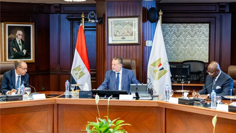 اجتماع ثلاثي بمشاركة محافظ البنك المركزي المصري ووزير الخارجية ورئيس البنك الإفريقي للتصدير والاستيراد