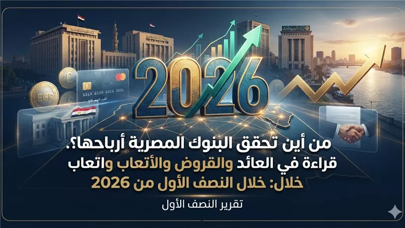 من أين تحقق البنوك المصرية أرباحها؟.. قراءة في العائد والقروض والأتعاب خلال النصف الأول من 2026
