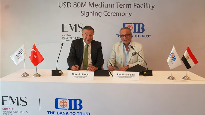 البنك التجاري الدولي – مصر CIB يموّل مشروع(EMS)  Eroglu Knitting بقيمة 80 مليون دولار لدعم توسعات المجموعة في مصر